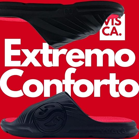 Chinelo Visca Comfort Macio Sandália Leve Pv