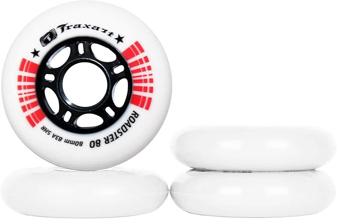 Rodas Traxart Fitness Roadster 80mm/85A - Branco