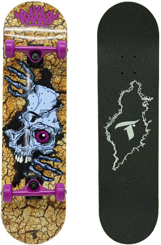 Skate Traxart X-Pro Caveira Peekaboo DZ-011