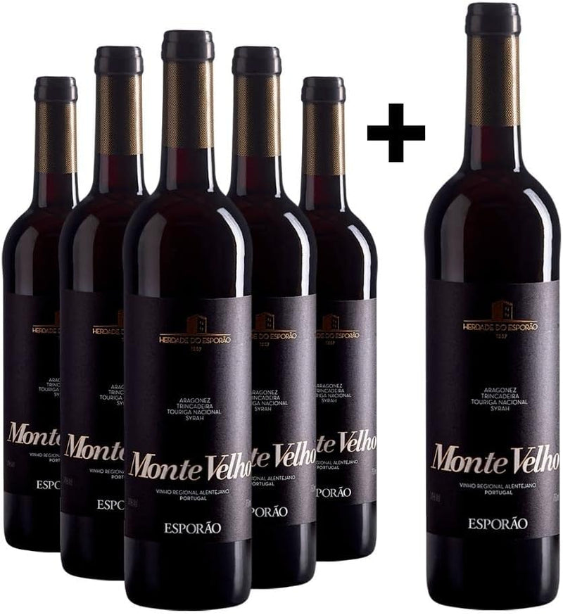 Leve 6 Pague 5 Vinhos Tinto Monte Velho Esporão 750 ml