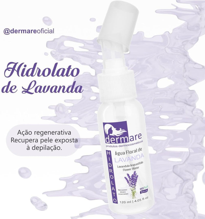 Aguá Floral de Lavanda Francesa Transparente