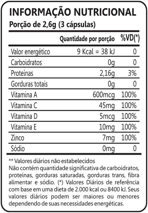 Colágeno Hidrolisado Femme + Vit. A, C, D, E e Zinco 700mg 90 Cápsulas