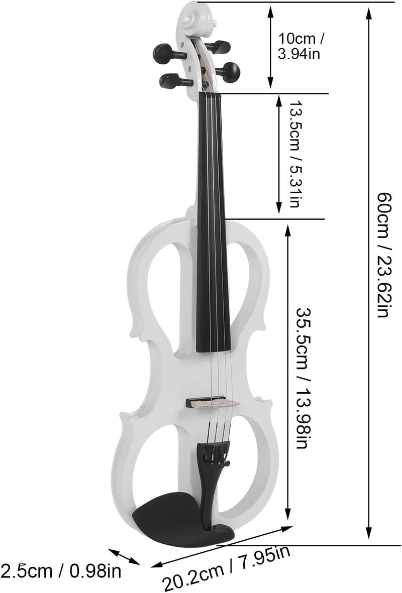 Violino Elétrico Asixxsix Branco