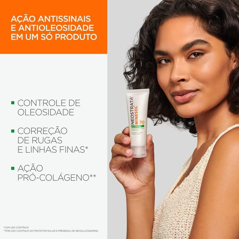 Protetor Solar Facial Minesol Oil Control