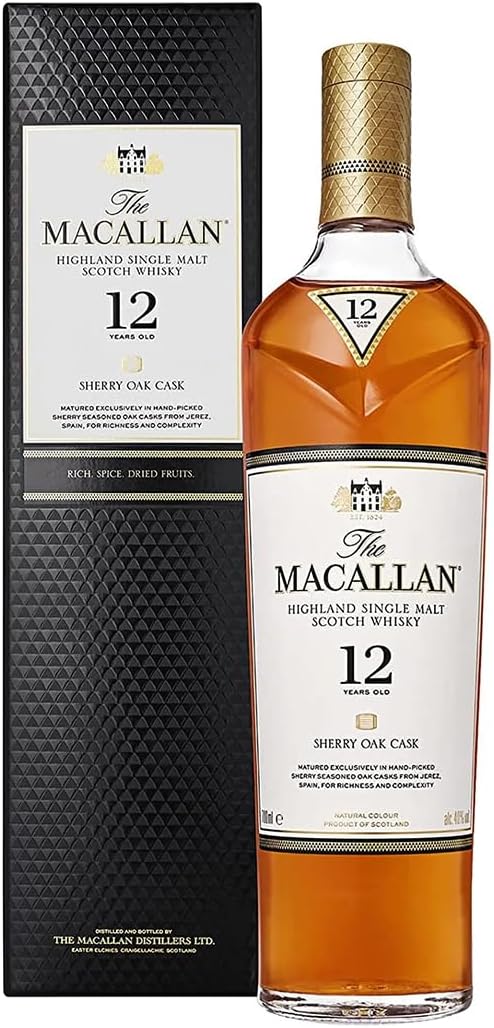 Whisky The Macallan Sherry Oak 12 Anos Single Malt 700ml