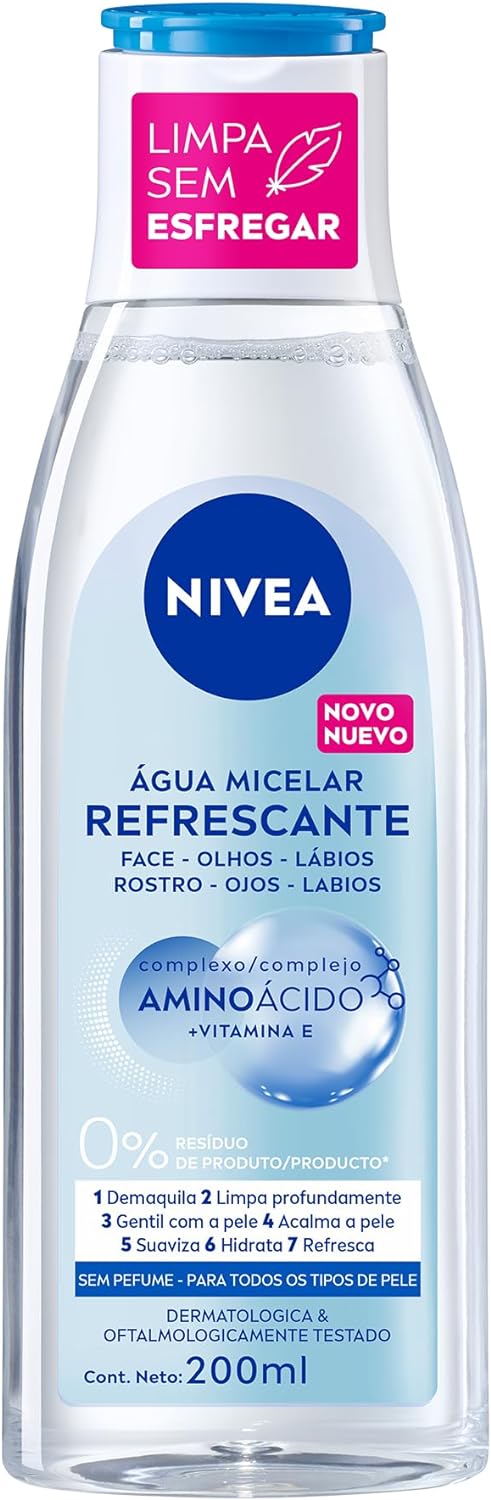 Água Micelar Solução de Limpeza 7 em 1 200ml