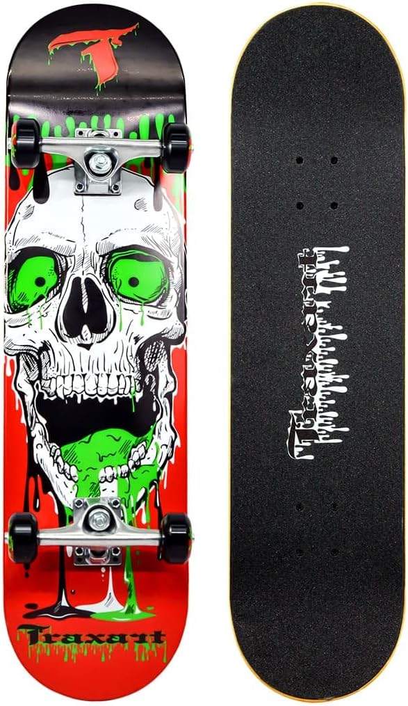 Skate Traxart Crazy Skull DZ-291 Completo