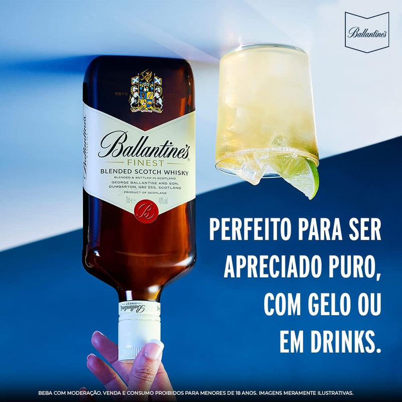 Whisky Ballantine's Finest Blended Escocês 750ml