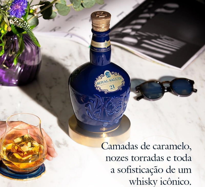 Whisky Royal Salute 21 anos The Signature Blend Escocês 700ml