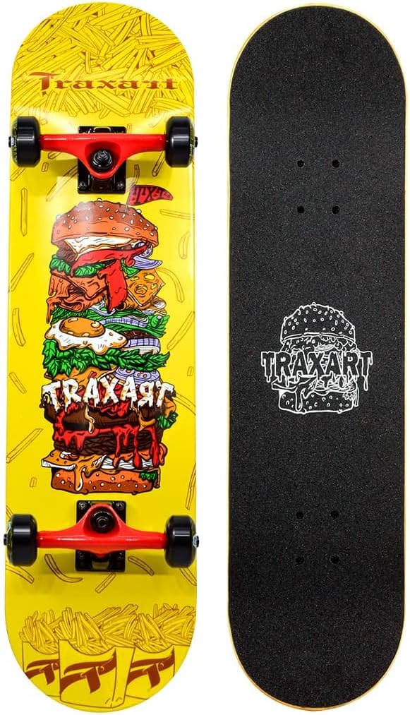 Skate Traxart Burgers and Fries DZ-276