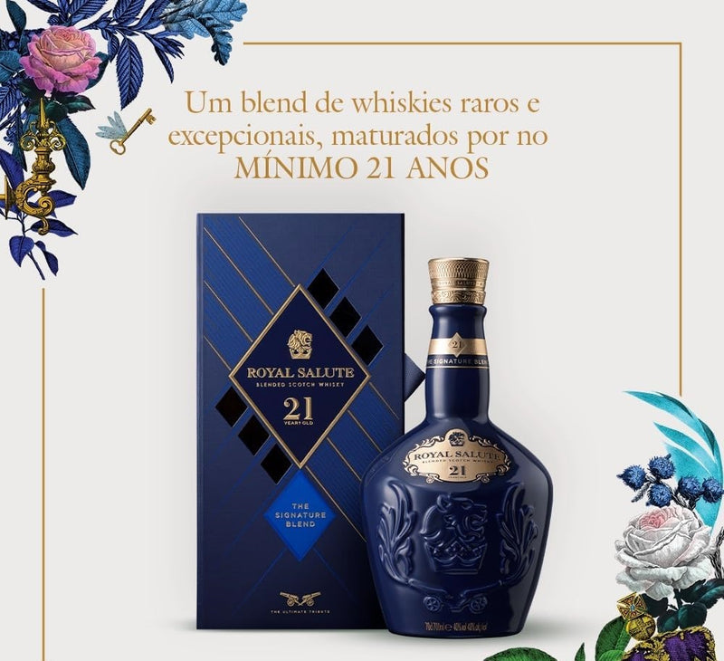 Whisky Royal Salute 21 anos The Signature Blend Escocês 700ml