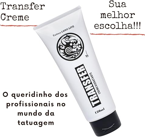 Kit Tatuador Creme 40 ml c/18 unids +1 Transfer Creme 120 ml