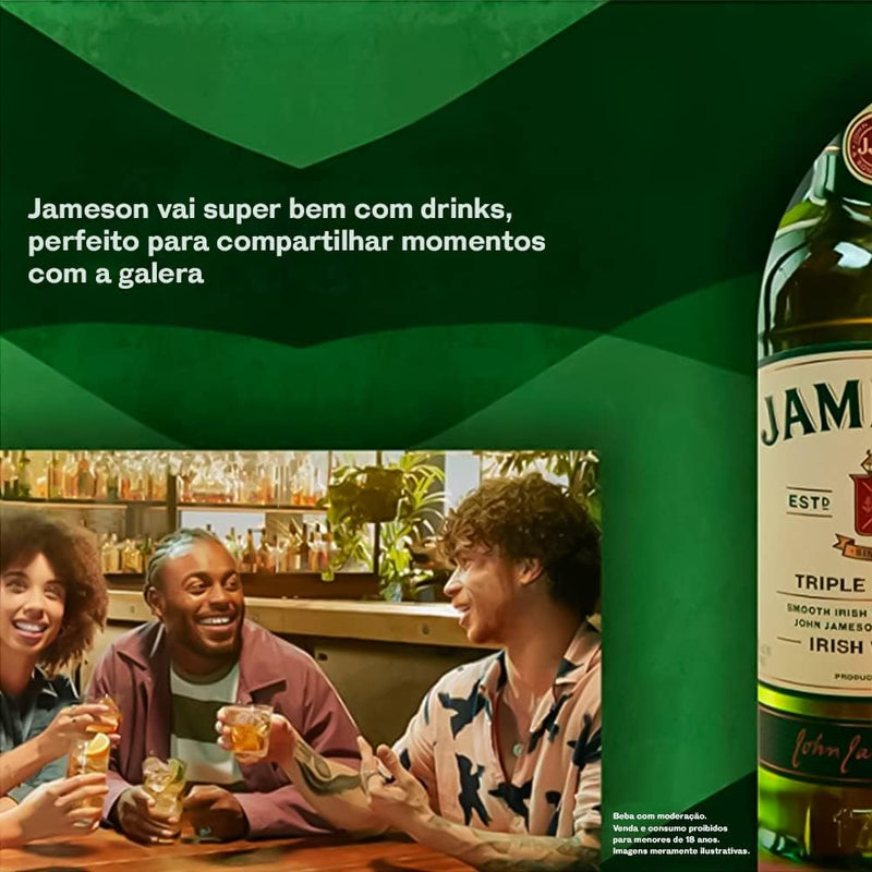 Whiskey Irlandês Jameson 750 ml