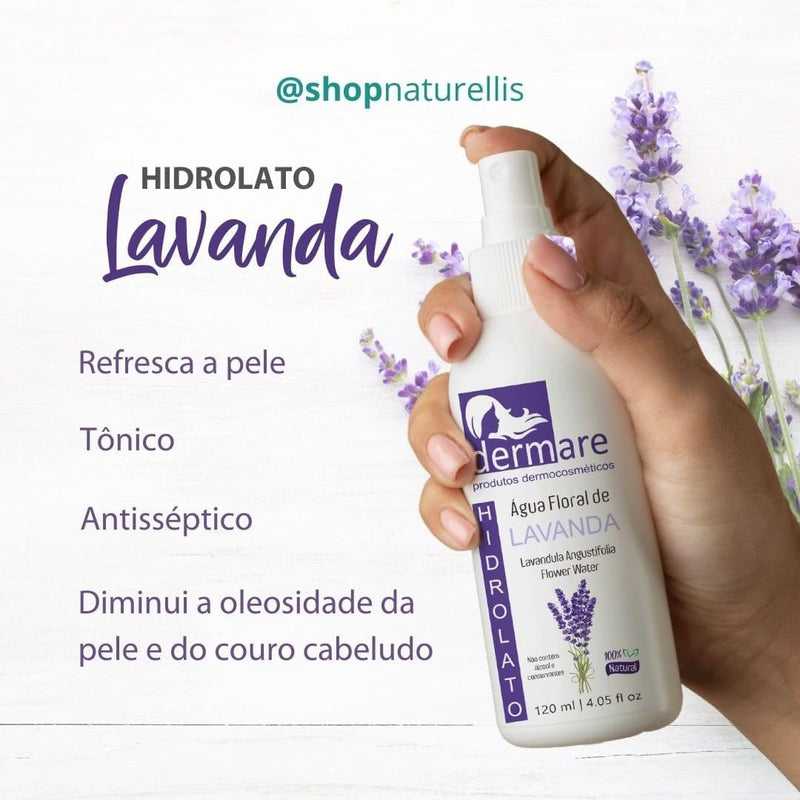 Aguá Floral de Lavanda Francesa Transparente