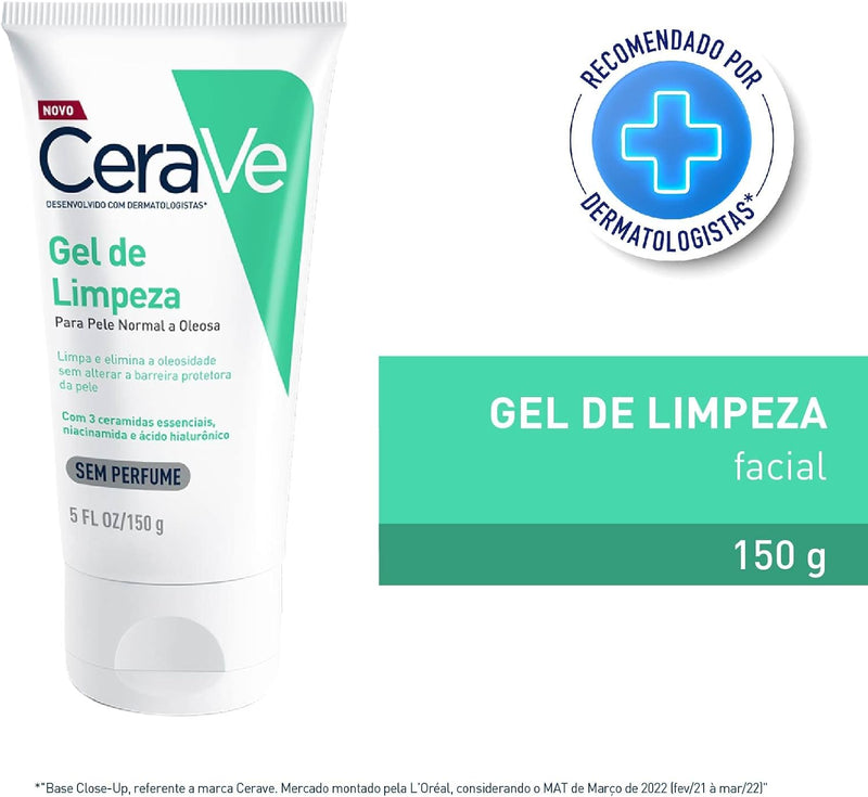 Gel de Limpeza Facial para Pele Oleosa Ácido Hialurônico e Niacinamida