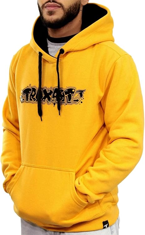 Moletom Traxart Canguru Amarelo FA-026