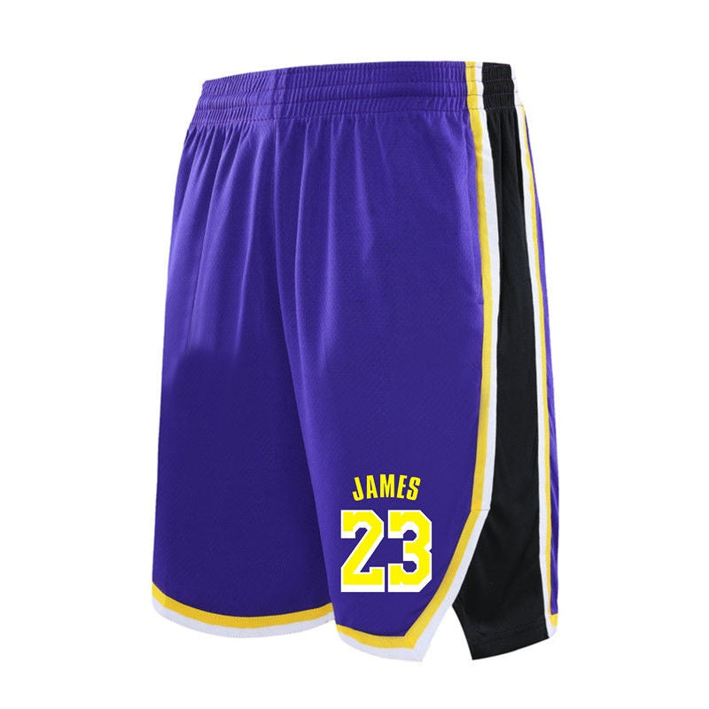 Calção NBA Lakers Lebron James 23 Roxo