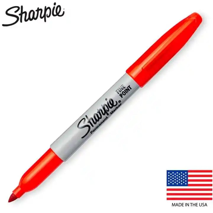 Caneta Sharpie Marcador Permanente Ponte Fina Original