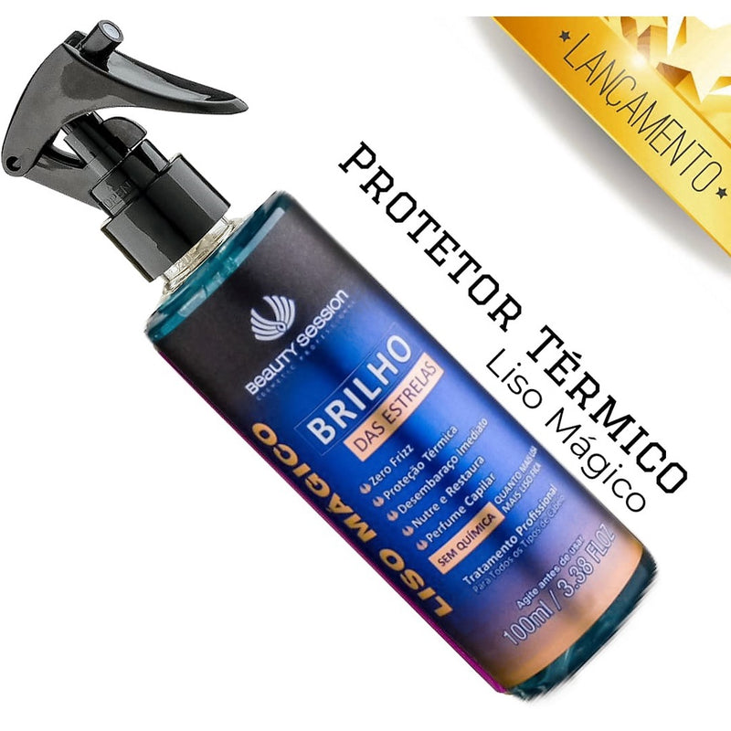 Kit Finalizadores Reparador pontas 45ml + Protetor Térmico Profissional 100ml