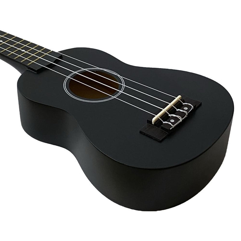 Ukulele Seven Soprano Suk-07 BK Preto + Capa + Afinador