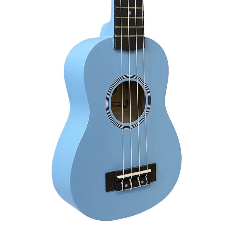 Ukulele Seven Soprano Suk-07 BK Azul + Capa + Afinador