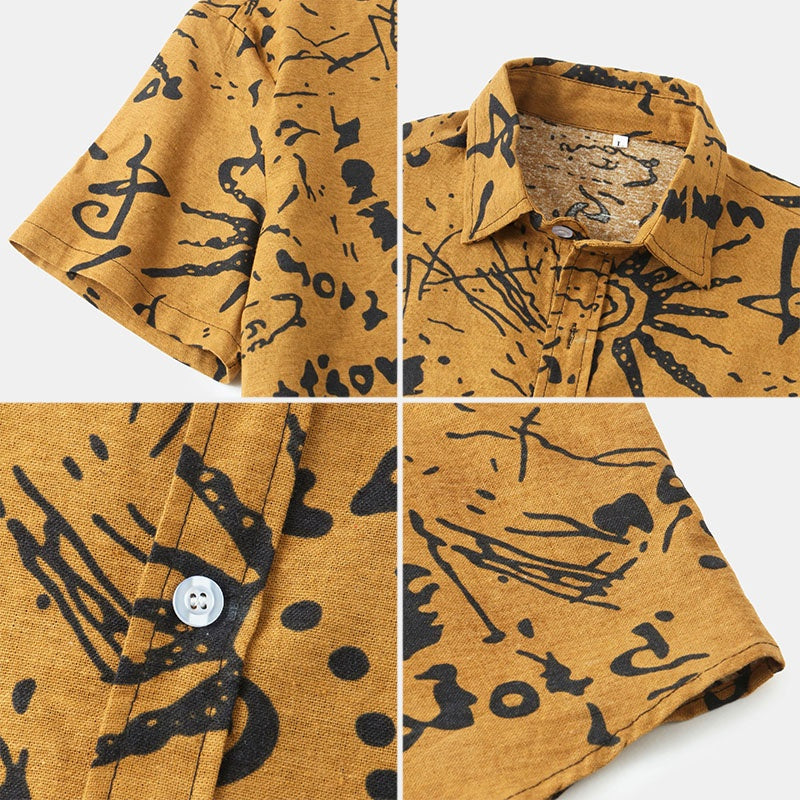 Camisa Manster Verão Stil Amarelo