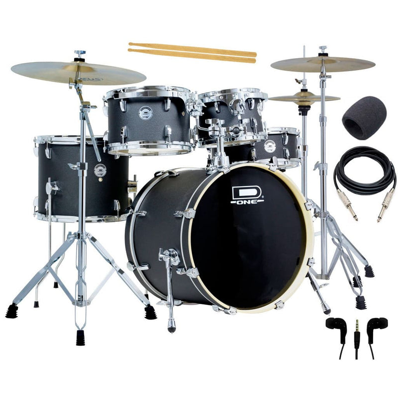 Bateria Acústica D One Rocket Dr20 Preto Fosco