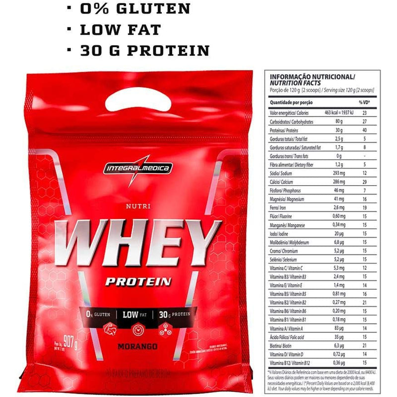 Whey Protein Nutri Whey 900g Refil Integral Médica