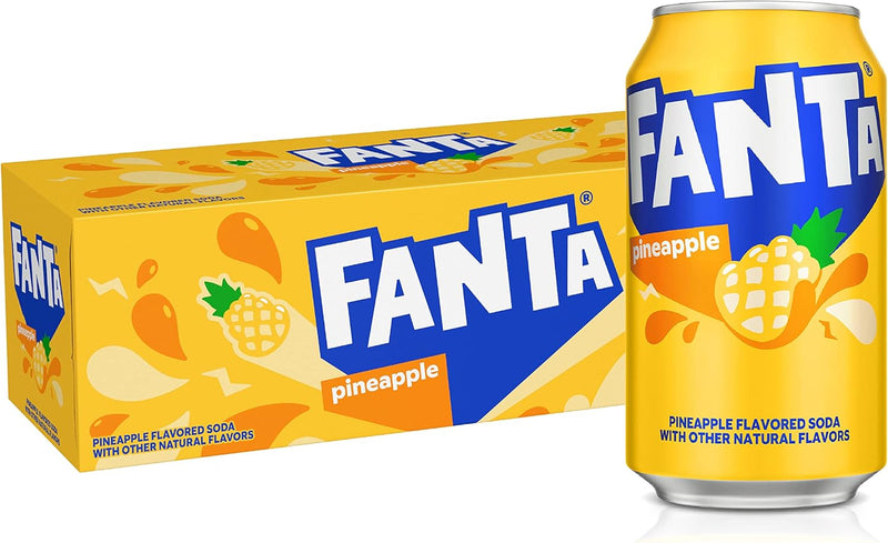 Pack 12x Fanta Pineapple 355ml