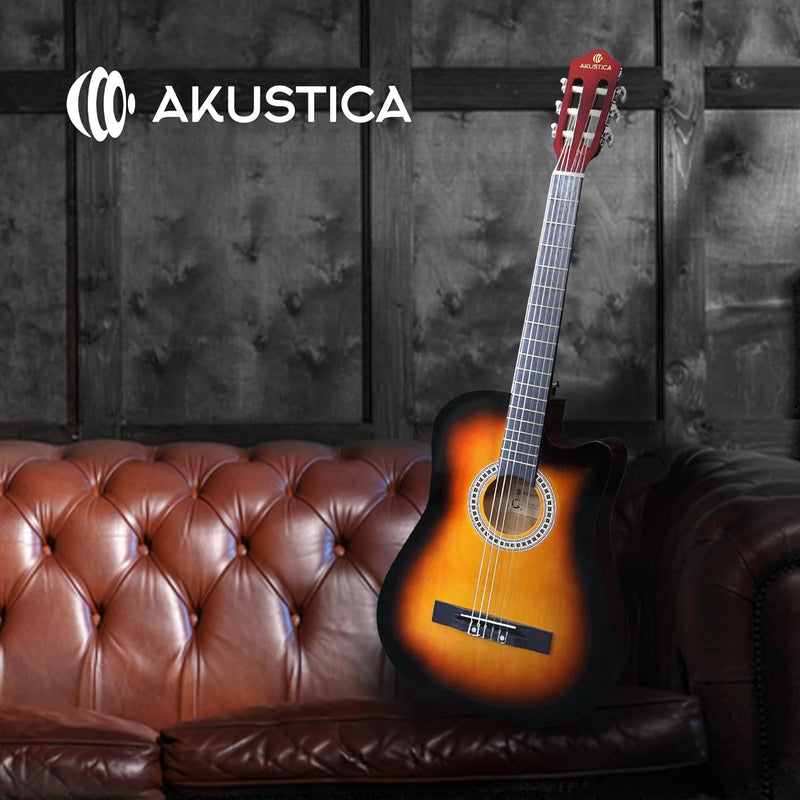 Violão Akustica VC-3 Cutaway Tensor Sunburst