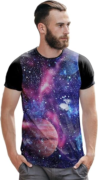 Camiseta Di Nuevo Galaxyas Estrelas