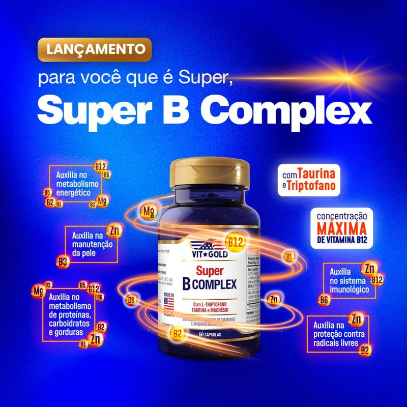 Super B Complex Vitgold 60 cápsulas