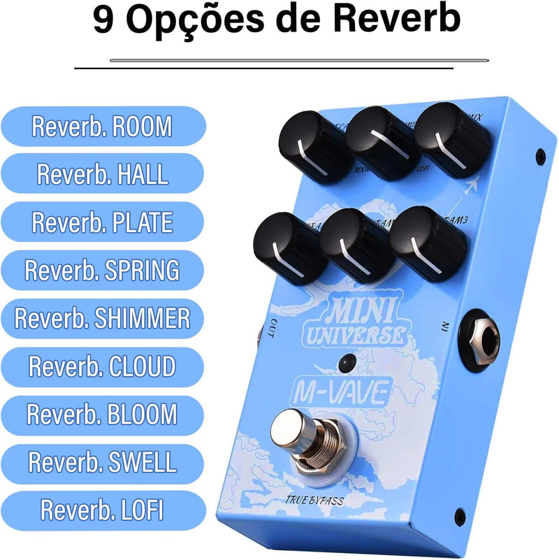 Pedal de Guitarra DAZZY Mini Universe Azul