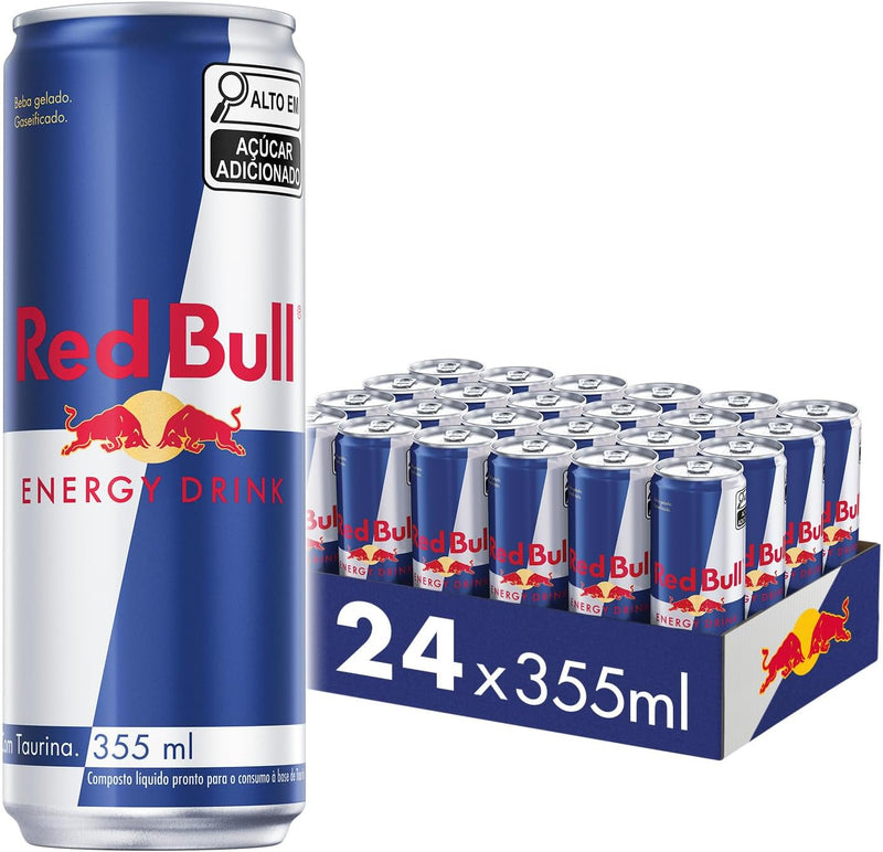 Pack c/ 24 Latas Red Bull Energy Drink 355 ml