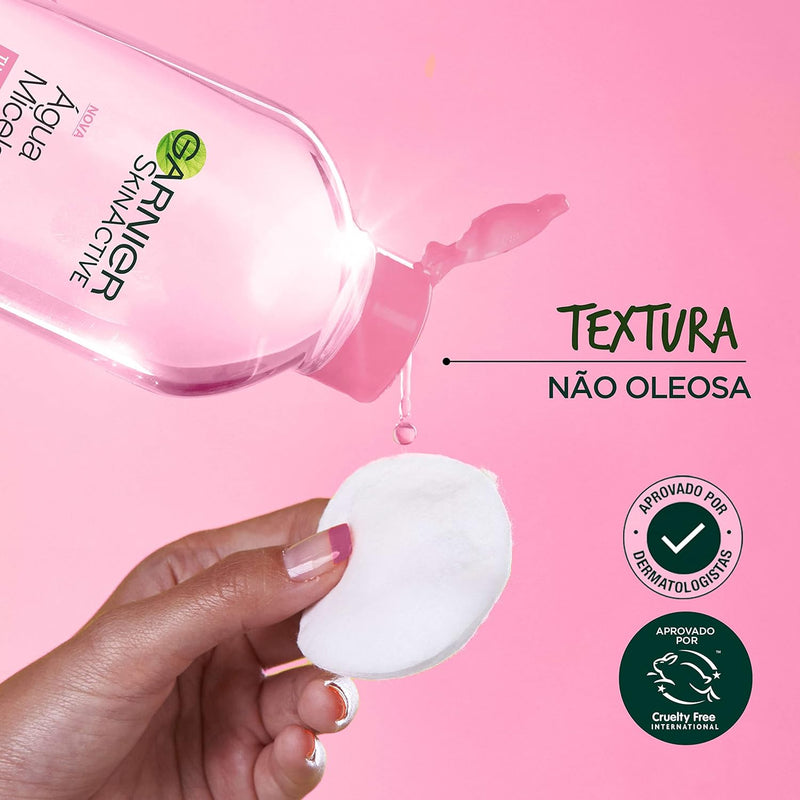 Água Micelar Garnier SkinActive Tudo em 1 400ml