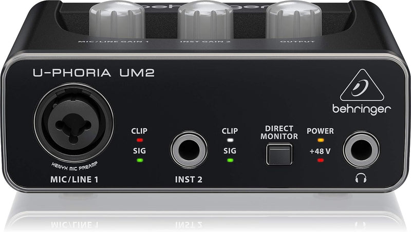 Interface de Áudio Behringer U-Phoria UM2