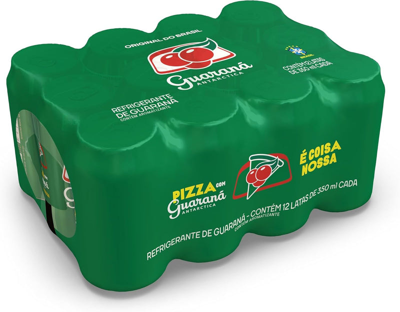 Pack 12x Refrigerante Guaraná Antarctica Lata 350ml