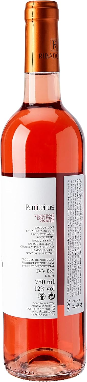 Vinho Rosé Português Pauliteiros 750ml