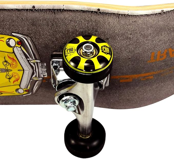 Skate Traxart Lowrider Amarelo DZ-302