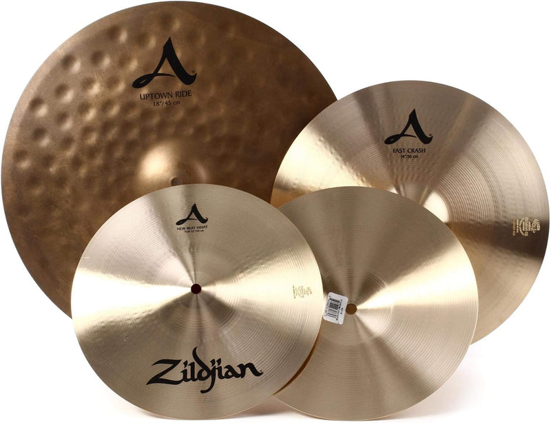 Kit de Pratos Zildjian 12NEWBEAT+14FASTCRASH+18UPTOWNRIDE A SERIES ACITYP248