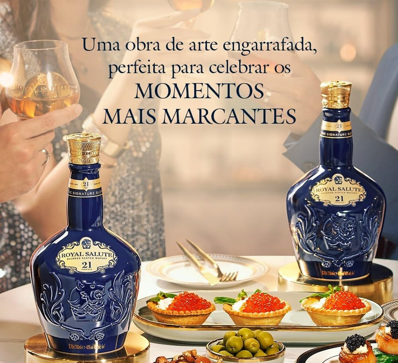 Whisky Royal Salute 21 anos The Signature Blend Escocês 700ml