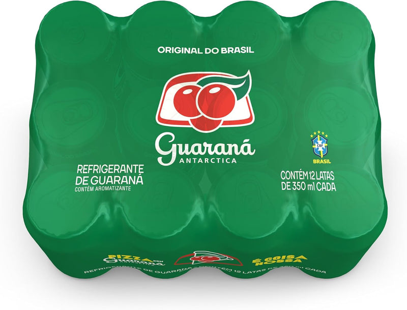 Pack 12x Refrigerante Guaraná Antarctica Lata 350ml