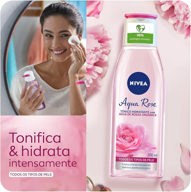 Tônico Hidratante Aqua Rose 200ml