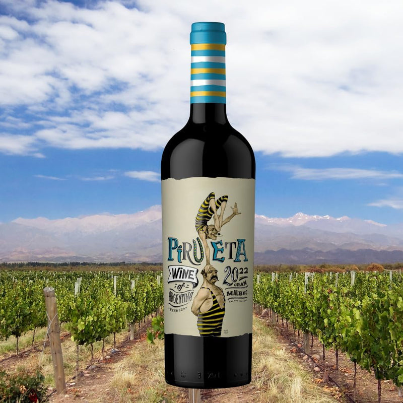 Vinho Fino Tinto Argentino Pirueta Varietal Malbec 750ml