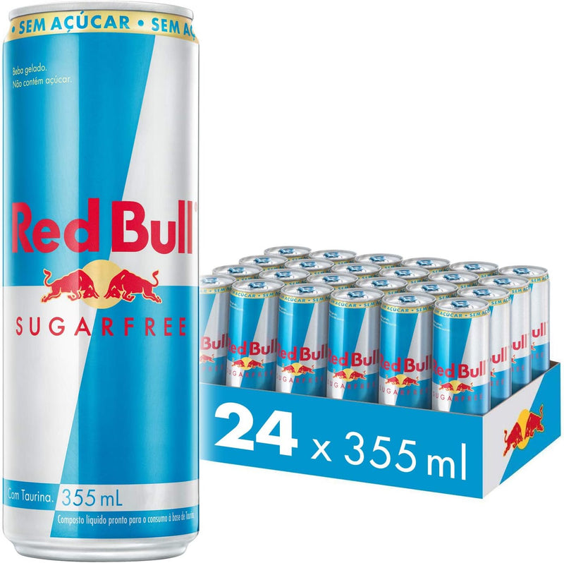 Pack c/ 24 Latas Red Bull Sem Açúcar 355ml