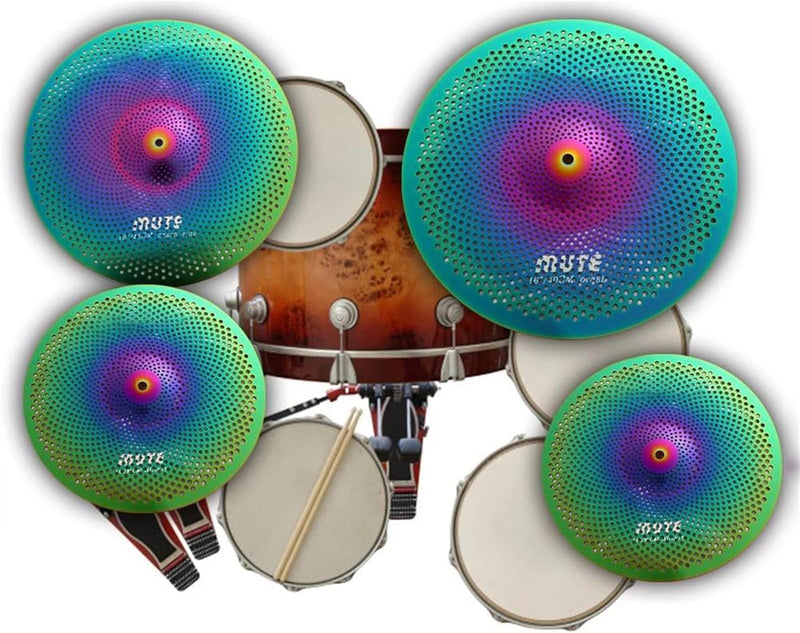 Conjunto Pratos 14"Hi-Hat/16"Crash/18"Crash/20"Ride Cymbal