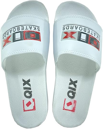 Chinelo Slide QIX Skateboards Branco