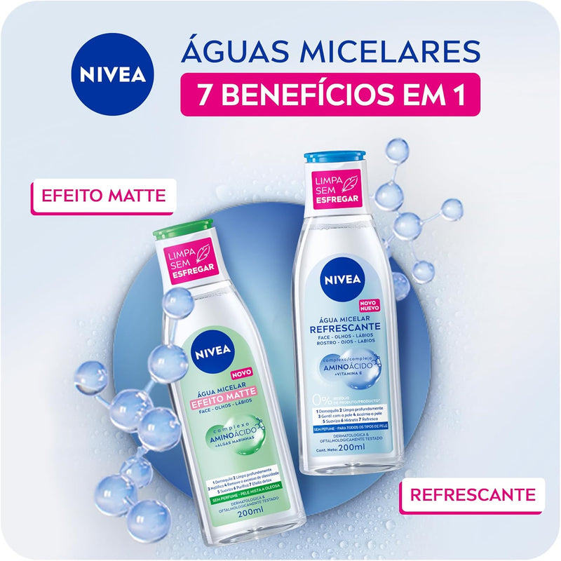 Água Micelar Solução de Limpeza 7 em 1 200ml