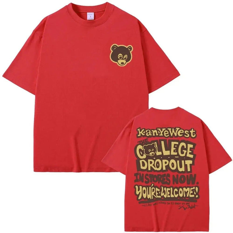 CAMISETA KANYE WEST COLLEGE DROPOUT - 8 Cores disponíveis