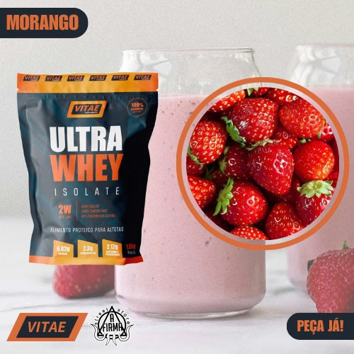 Ultra Whey Protein Isolate Vitae 1.8kg Refil - 8 Sabores